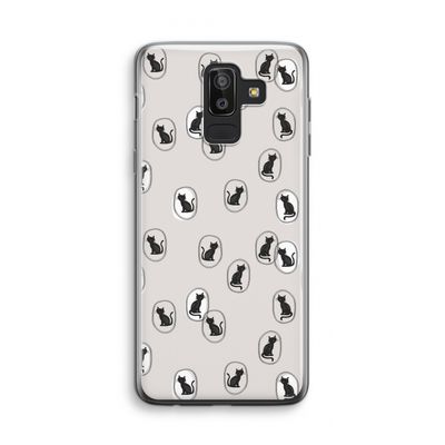 Miauw: Samsung Galaxy J8 (2018) Transparant Hoesje