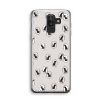 Miauw: Samsung Galaxy J8 (2018) Transparant Hoesje