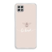 Be(e) kind: Samsung Galaxy A22 4G Transparant Hoesje