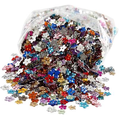 Creativ Company Strasstenen, d 6+10+12 mm, diverse kleuren, 2520 stuk/ 1 doos