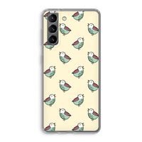Vogeltjes: Samsung Galaxy S21 Transparant Hoesje