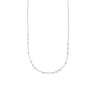 Ketting Bolletjes zilver 3,0 mm 40 + 4 cm