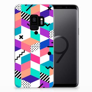 Samsung Galaxy S9 TPU Hoesje Blokken Kleurrijk