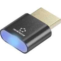 Renkforce Display Adapter, Virtual HDMI Emulator (EDID), 4K DisplayPort-extender HDMI