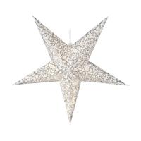 Kerstster Transparant Wit/Bruin 60 cm Kerstster Transparant Wit/Bruin 60 cm