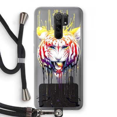 Fading: Xiaomi Redmi 9 Transparant Hoesje met koord