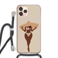 Let's get salty: iPhone 11 Pro Max Transparant Hoesje met koord