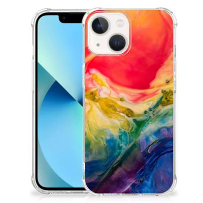 Back Cover iPhone 13 mini Watercolor Dark Back Cover iPhone 13 mini Watercolor Dark