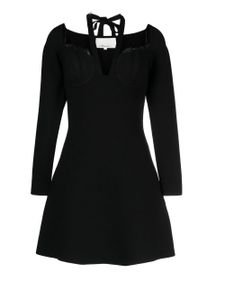 3.1 Phillip Lim robe à dos-nu - Noir