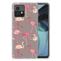Motorola Moto G72 TPU Hoesje Flamingo - thumbnail