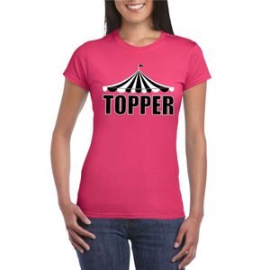 Circus t-shirt roze Topper dames