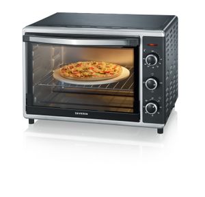 Severin TO 2058 Elektrische oven 42 l 1800 W Zwart, Zilver