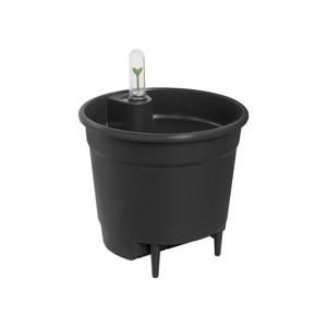 Self-watering insert 21 living black binnen l 21 x w 21 x h 19,4 cm - Elho