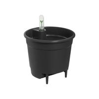 Self-watering insert 21 living black binnen l 21 x w 21 x h 19,4 cm - Elho