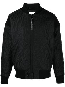 Vivienne Westwood veste bomber matelassée à logo brodé - Noir