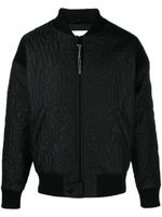 Vivienne Westwood veste bomber matelassée à logo brodé - Noir - thumbnail