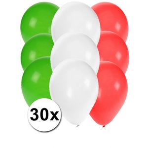 30x Ballonnen in Mexicaanse kleuren