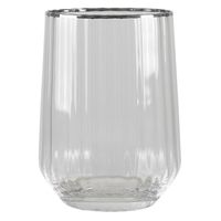 Clayre & Eef Waterglas 400 ml Glas Rond Drinkbeker Transparant Drinkbeker - thumbnail