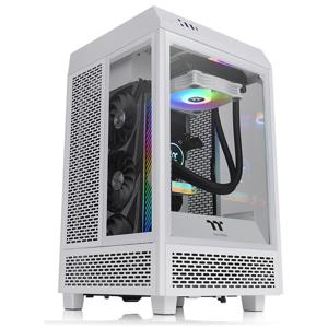 Thermaltake The Tower 100 Mini Tower Snow tower behuizing 2x USB-A 3.2 (5 Gbit/s), USB-C 3.2 (5 Gbit/s), 2x Audio, Window-kit