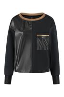 Zip73 Sweater W25/222/03/710 Sweater 710 Black/metallic Gold