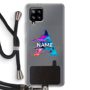 Abstract Spectrum: Samsung Galaxy A42 5G Transparant Hoesje met koord