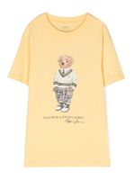 Ralph Lauren Kids t-shirt à motif Polo Bear - Jaune - thumbnail