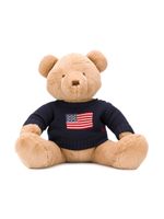 POLO RALPH LAUREN KIDS peluche ourson à détail de pull - Bleu