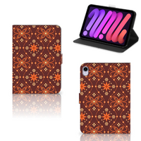 iPad Mini 6 (2021) Tablet Hoes Batik Brown - thumbnail