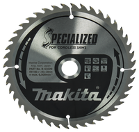 Makita Accessoires Cirkelzaagblad Hout | Specialized 165x20x1,45 44T 23g - B-53229 B-53229