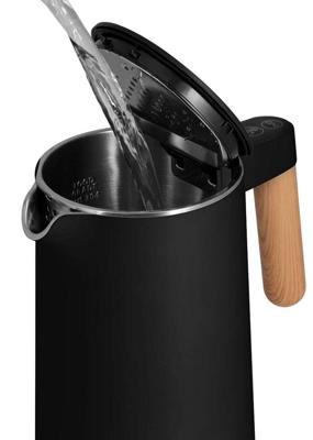 Waterkoker dubbelwandig 1,5 L Concept Zwart RK 3301
