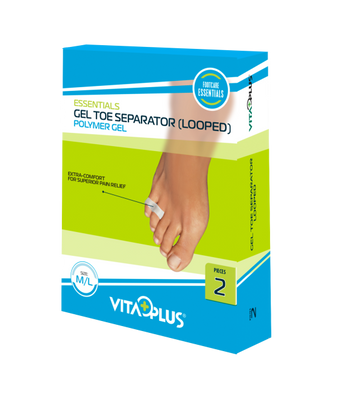 Vitaplus Essentials Gel Toe Separator (Looped) maat M/L