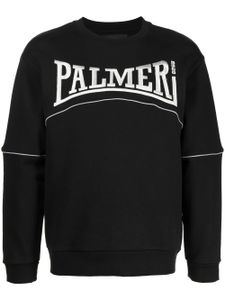 Palmer sweat en coton biologique à logo brodé - Noir