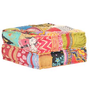 VidaXL Poef 60x70x36 cm stof patchwork