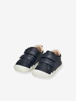 Warme Jungen Leder-Sneakers STEPPIEUP BOY GEOX marineblauw
