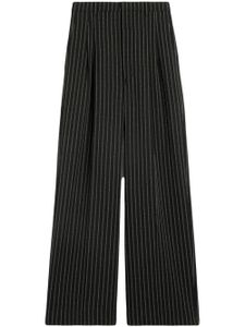 AMI Paris pantalon ample en laine vierge - Noir