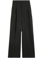 AMI Paris pantalon ample en laine vierge - Noir