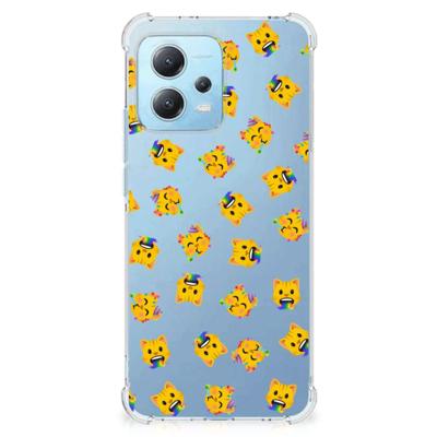 Doorzichtige Silicone Hoesje voor Xiaomi Redmi Note 12 5G Katten Emojis Doorzichtige Silicone Hoesje voor Xiaomi Redmi Note 12 5G Katten Emojis