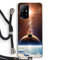 Omicron 2019: Oppo A95 5G Transparant Hoesje met koord