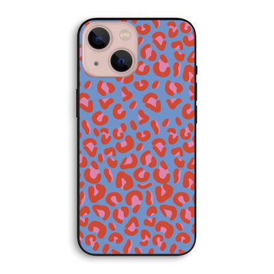 Leopard blue: iPhone 13 mini Biologisch afbreekbaar hoesje