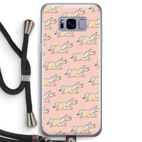 Ponys: Samsung Galaxy S8 Transparant Hoesje met koord