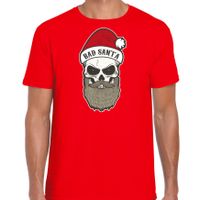 Bad Santa fout Kerstshirt / outfit rood voor heren - thumbnail