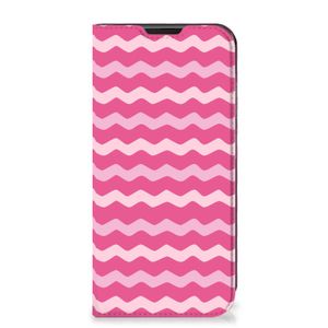 Samsung Galaxy Xcover 6 Pro Hoesje met Magneet Waves Pink