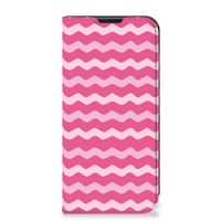 Samsung Galaxy Xcover 6 Pro Hoesje met Magneet Waves Pink