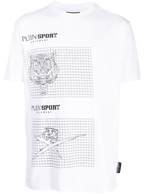 Plein Sport t-shirt à imprimé graphique - Blanc