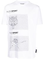 Plein Sport t-shirt à imprimé graphique - Blanc