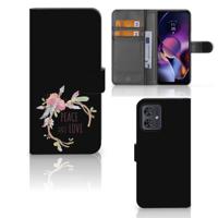 Motorola Moto G54 Leuk Hoesje Boho Text