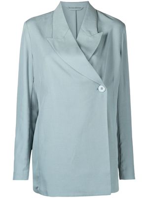 REMAIN blazer à simple boutonnage - Bleu