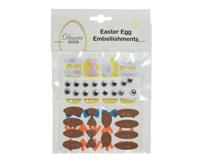 Sticker foam l14b12cm multi 48st Decoris - Decoris