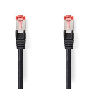 Nedis CCGL85221BK50 Cat6-kabel Rj45 Male Rj45 Male S/ftp 5.00 M Rond Lszh Zwart Label