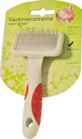 Kattenborstel slicker soft small - Gebr de boon